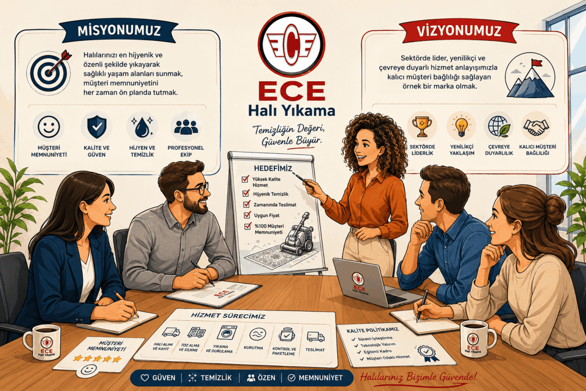 Ece Halı Yıkama I Misyonumuz - Vizyonumuz
